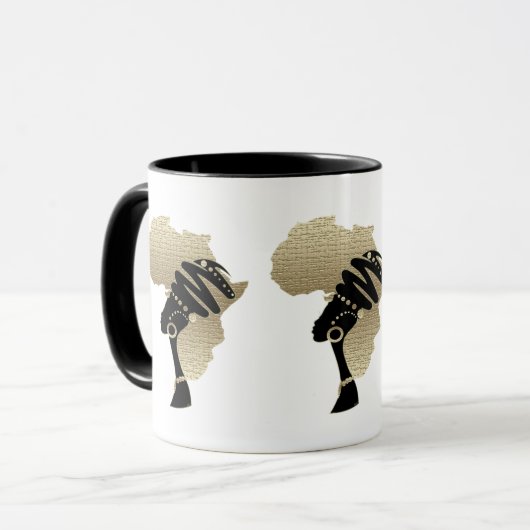 De mooie is gekomen mok (Voorkant links)