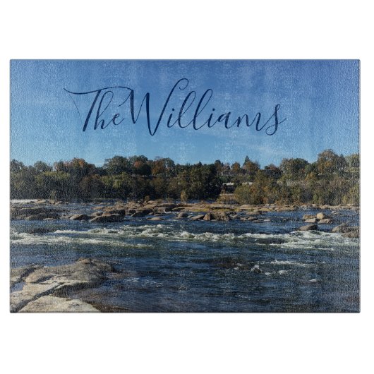 De mooie James River Snijplank (Voorkant)