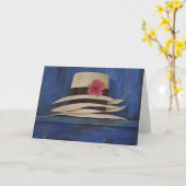 De mooie kaart van bloemgroeten (Gele Bloem)