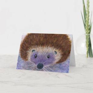 De mooie kaart van de de groetenkunst van de Egel