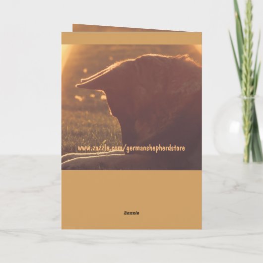 De mooie Kaart van de Valentijnsdag van de Duitse (Achterkant)