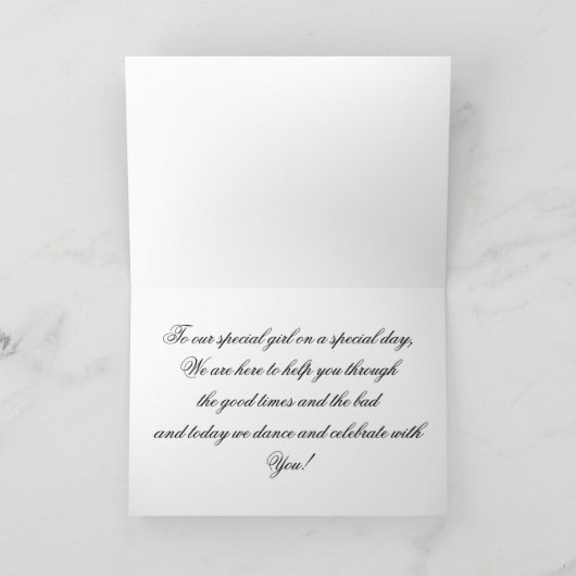 De mooie Kaart van de Verjaardag van de Reis van (Binnen)