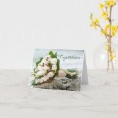 De mooie Kaart van het Huwelijk van het Boeket (Gele Bloem)