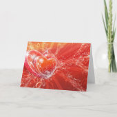 De mooie Kaart van Valentijn van het Hart (Voorkant)