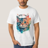 De mooie kat🐱 miauw t-shirt (Voorkant)