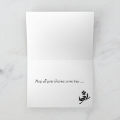 De mooie Kat zegt Gelukkige Afstuderen Kaart (Binnen)