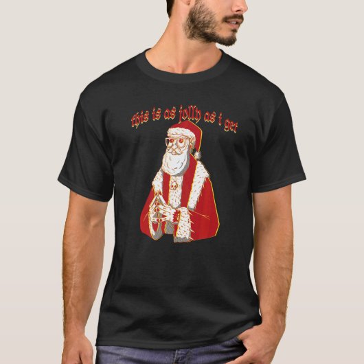 De mooie kerstkerkgangkerst is net zo talrijk als t-shirt (Voorkant)