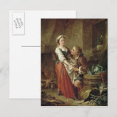 De mooie keuken Maid Briefkaart (Voorkant / Achterkant)