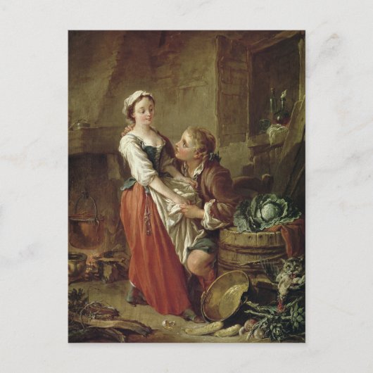 De mooie keuken Maid Briefkaart (Voorkant)