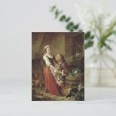 De mooie keuken Maid Briefkaart (Staand voorkant)