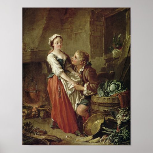 De mooie keuken Maid Poster (Voorkant)