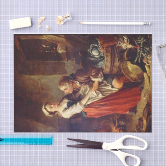 De mooie keuken van Francois Boucher Tissuepapier (Craft)