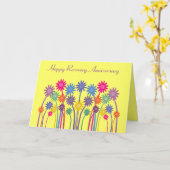 De mooie Kleurrijke Kaart van de Terugwinning van (Gele Bloem)