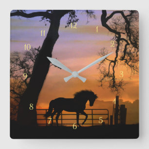 De mooie Klok van het Paard van de Fantasie