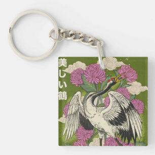 De Mooie Kraanvogel Sleutelhanger