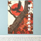 De Mooie Landschapskleuren Canvas Afdruk (Insitu (Houten vloer))