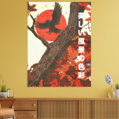 De Mooie Landschapskleuren Canvas Afdruk (Insitu (Woonkamer))