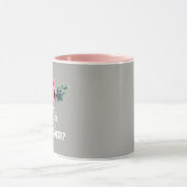 De mooie maatschappelijk werker van de bloem mok (Midden)