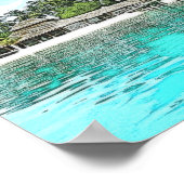 De mooie Maldiven Poster (Hoek)