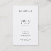 De mooie Minimalistische Professionele Duidelijke Visitekaartje (Achterkant)