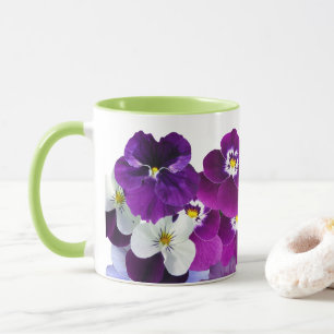 De mooie Mok van de Koffie Pansies