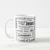De mooie naam Jezus Koffiemok (Links)