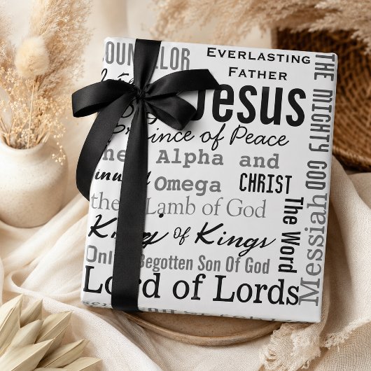 De mooie namen van Jezus Cadeaupapier