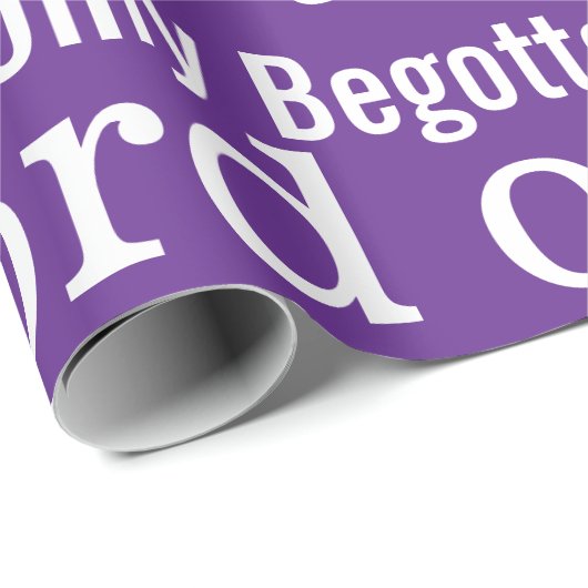 De mooie namen van Jezus Paarse Cadeaupapier (Rol Hoek)