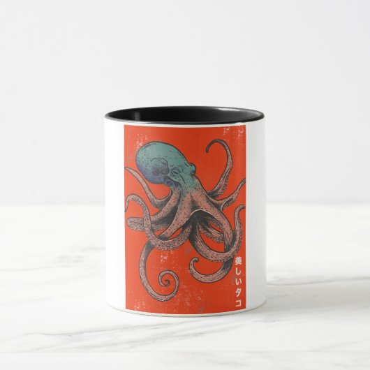 De Mooie Octopus Mok (Midden)