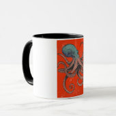 De Mooie Octopus Mok (Voorkant links)