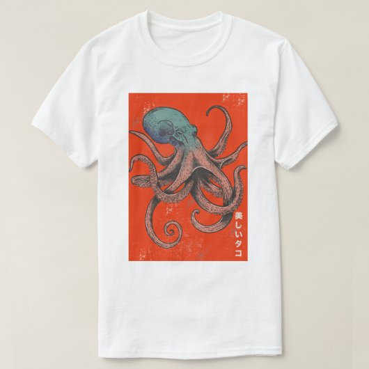 De Mooie Octopus T-shirt (Design voorkant)