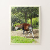 De mooie Okapi Legpuzzel (Verticaal)