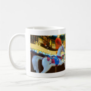 De mooie paarden in een thea of koffiemok