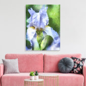 De mooie Paarse Iris Verpakte Druk van de Kunst Canvas Afdruk (Insitu (Woonkamer))