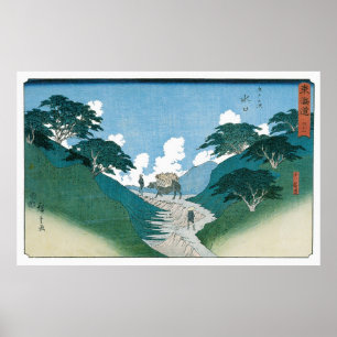 De mooie Pines van Utagawa Hiroshige Poster