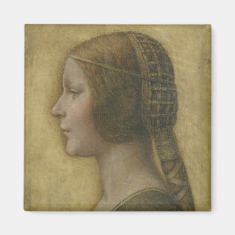 De mooie prinses (door Leonardo da Vinci) Magneet