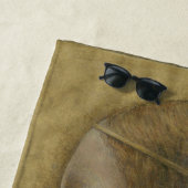 De mooie prinses (door Leonardo da Vinci) Strandlaken (In situ)