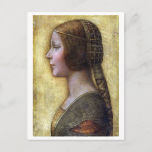 De mooie prinses, Leonardo da Vinci Briefkaart
