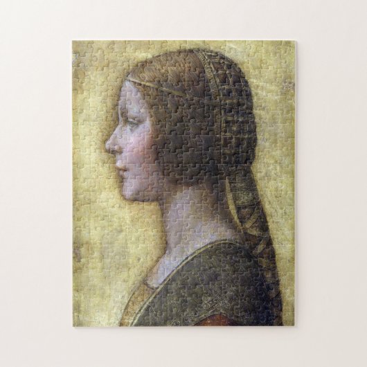 De mooie prinses, Leonardo da Vinci Legpuzzel (Verticaal)