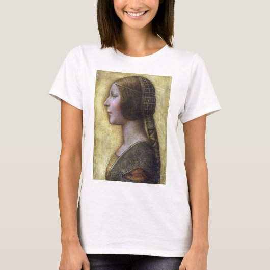 De mooie prinses, Leonardo da Vinci T-shirt (Voorkant)