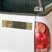 De mooie prinses (van Leonardo da Vinci) Bumpersticker (Op Truck)