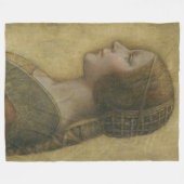 De mooie prinses (van Leonardo da Vinci) Fleece Deken (Voorkant (Horizontaal))