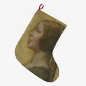 De mooie prinses (van Leonardo da Vinci) Grote Kerstsok (Voorkant (Hangend))