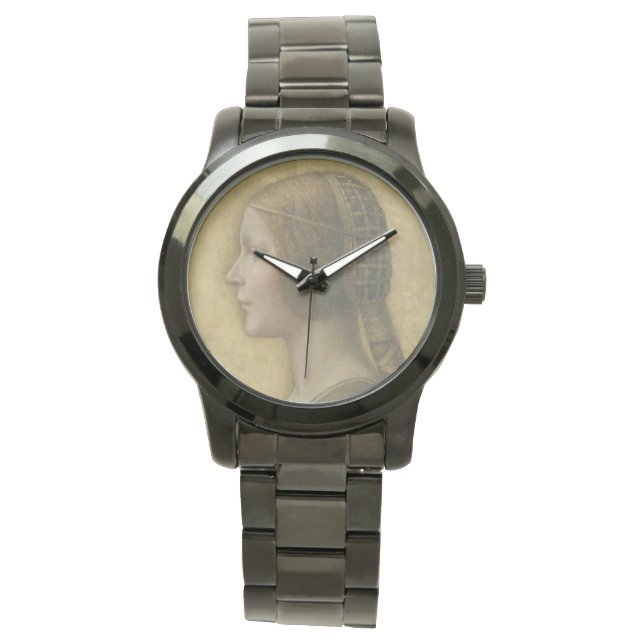De mooie prinses (van Leonardo da Vinci) Horloge (Voorkant)