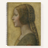 De mooie prinses (van Leonardo da Vinci) Notitieboek (Voorkant)