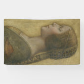 De mooie prinses (van Leonardo da Vinci) Spandoek (Horizontaal)
