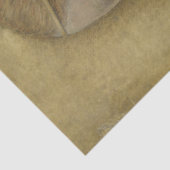 De mooie prinses (van Leonardo da Vinci) Tissuepapier (Detail)