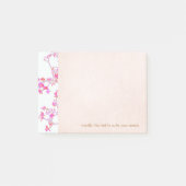 De mooie Roze BloemenTak van Knoppen Post-it® Notes (Voorkant)