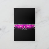 De mooie Roze Boog & de Fonkeling danken u kaarden Bedankkaart (Binnen)