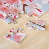 De mooie Roze Japanse Bloesem Sakura van de Kers Legpuzzel (Zijkant)